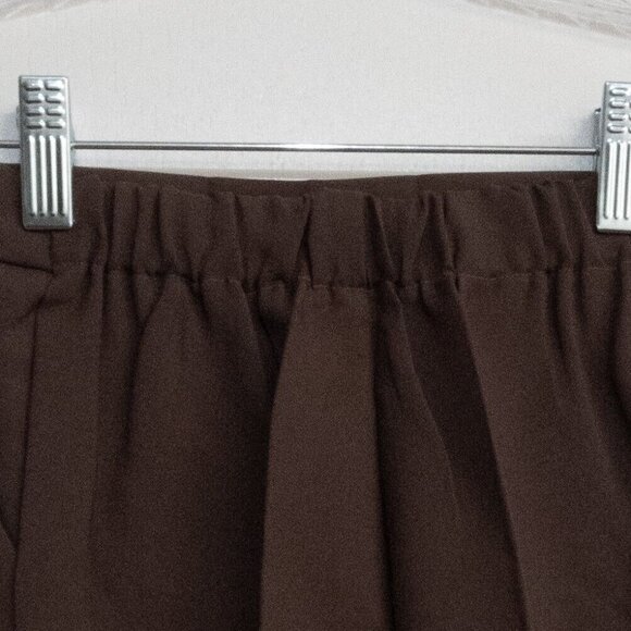 Boys Brown Dress Pants Solid Pull On Straight Dual Pocket Stretchable Waist 2 - Picture 6 of 7